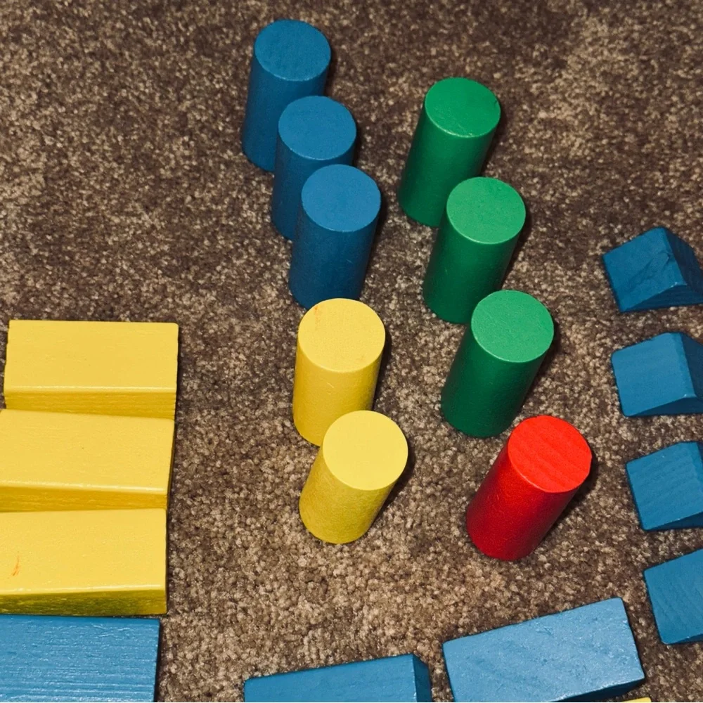 Colorful Small Wooden Blocks - Picture 6 of 16